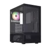 Carcasa fara PSU  1STPLAYER Case 1STPLAYER Mi7-A BLACK, ATX w/o PSU, Double Sided Panoramic Glass, Hybrid Side & Front TG Panels, F7R ARGB fan (2bottom), F7 ARGB fan (1rear), MB Synchro, 3.5” HDD: 1+2.5” SSD: 2, USB3.0*1+USB2.0*1+HD AUDIO, Bottom Mount PSU, SPCC 0.5mm, Black 