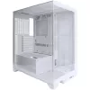 Корпус без БП  1STPLAYER Case 1STPLAYER Mi8 WHITE, ATX w/o PSU,  2*4 mm TG Front & Side Panoramic Translucent Glass, FC7R ARGB fan (3 front side,3 bottom), FC7 ARGB fan (1rear), MB Synchro, 2x2.5”/1x3.5”, 0.7mm steel structure, USB-C*1, USB 3.0*1, HD AUDIO, SPCC 0,7mm, White 