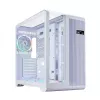 Корпус без БП  1STPLAYER Case 1STPLAYER RT7 WHITE, ATX w/o PSU, Tempered glass on three sides, LED display monitors CPU/RAM/Temp, FC7R-W ARGB fan (3Bottom), FC7-W(Rear), MB Synchro, 2.5” SSD*3 / 3.5” HDD*2, 1xType-C, 1xUSB3.0, HD AUDIO, Support 360mm Front, SPCC 0.6mm, White 