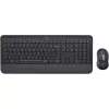 Kit (keyboard+mouse)  LOGITECH LOGITECH Slim Solar+ For Business Wireless Keyboard, Self-charged by renewable solar energy, 2.4GHZ / BT - GRAPHITE, USB-C, US INT'L 