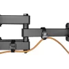 Suport perete  GEMBIRD Wall Mount  Gembird "WM-80ST-03" Black 37"-80", 40kg, VESA:up 600x400, Wall dist:67~355mm, ±60° 