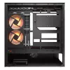 Корпус без БП  Cougar Case ATX Cougar CFV235 Vision w/o PSU, 2x120revers, 1x120mm, ARGB PWM, TG: Front&Side, 2xUSB3.0, 1xUSB-C, 2x2.5", 2x3.5", RGB Button, Black 