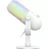 Microfon  RAZER Microphones Razer Seiren V3 Chroma, 16mm Condenser Microphone, Supercardioid, 110db, -34 db, 96 kHz, 24bit, Tap-to-Mute, RGB, USB, White 