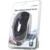 Mouse wireless  GEMBIRD Wireless Mouse Gembird MUSW-4B-01, Type-C receiver, Optical, 800-1600 dpi, 4 buttons, Ambidextrous, 1xAA, Black 