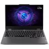 Ноутбук  LENOVO LOQ 15ARP9, Luna Grey, AG IPS 15.6” FHD 300nits 144Hz (AMD Ryzen 5 7235HS, 4x Core, 3.2-4.2GHz, 16GB DDR5 (0/2 slots free), 512GB M.2 2242 NVMe (1 slot free), NVIDIA GeForce RTX 4050 6GB Graphics, Wi-Fi 6, RJ-45, 60Wh, HD 720p Webcam, White Ba 