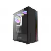 Carcasa fara PSU  Darkflash DARKFLASH PC Case ATX DK151 Black with 3 rgb fans DK151 Black 