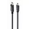 Кабель видео  Brackton Cable DP-HDMI  - 5m - Cablexpert CC-DP-HDMI-5M, DP (male) - HDMI type A (male)  cable,  from DisplayPort into HDMI (cable is not bi-directional), Black 