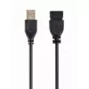 Cablu USB  GEMBIRD Cable Extension USB CCP-USB2-AMAF-10, Professional series, 3 m, USB2.0 A-plug A-socket, Black 