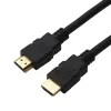 Cablu video  Brackton Cable HDMI - 5m - Brackton K-16-34, 5 m, High Speed HDMI® Cable with Ethernet, male-male, 4K 2160p, golden contacts, double shielded, 6.5mm thickness,dust caps, black 