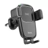 Carholder  Hoco Car Holder  HOCO HW1 Pro, Wireless Fast Charging Car Holder, Wireless output: 5W / 7.5W / 10W / 15W, Air Outlet, Black 
