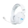 Casti fara fir  HyperX Wireless headset  HyperX Cloud Flight 2, White, Customizable RGB with Removable Plates, Frequency response: 20Hz–20,000 Hz, Battery life up to 100h, Connect Wirelessly via 2.4G Hz / Bluetooth / Instant Pair, Up to 20 meters, Signature Comfort and Two 