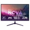 Монитор  AROZZI 27.0” IPS Nova 27” Gaming Monitor, Purple, (1ms, 1000:1, 350cd, 2560x1440, 178°/178°, 2 x HDMI2.0, DisplayPort, 180Hz Refresh Rate, HDR, Speakers 2x3W, Audio Line-out, RGB Light, VESA) AZ-NO-27T2K180-PP 