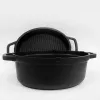 Cratita cu capac  Maestro Cazan cu capac-gril Mr-4126 26cm Oval 3,3L 