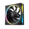 Ventilator  DEEPCOOL PC Case Fan Deepcool FL12R SE, 120x120x25mm, ≤25.79 dB, 41.14CFM, 400-1500RPM, PWM, ARGB, 4-Pin Fan & 3-pin ARGB, 5V, Hydro Bearing, Black 