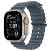 Смарт часы  APPLE Apple Watch Ultra 3 GPS + Cellular, 49mm Natural Titanium Case with Anchor Blue Ocean Band, MEWH4 