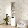 Dulap penal  MBS Dulap tip penal / coloana LILU 1D 40x40x210 White 