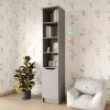 Dulap penal  MBS Dulap tip penal / coloana LILU 1D 40x40x210 Grey 