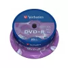 DVD Disc  VERBATIM Verbatim DataLifePlus DVD+R AZO 4.7GB 16X MATT SILVER SURFAC - Spindle 25pcs. VER_43500 