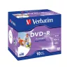 DVD Disc  VERBATIM Verbatim DataLifePlus DVD+R AZO 4.7GB 16X WIDE PRINTABLE SURFACE - Jewel Case 10pcs. VER_43508 