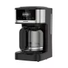 Aparat de cafea  Heinner Кофеварка Heinner HCM-DD900BKSS 900 Вт | 1.8 л | Цифровой дисплей с сенсорным управлением | Регулируемая крепость кофе | Функция самоочистки | Поддержание температуры в течение 120 минут, Черный 