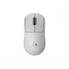 Gaming Mouse  LOGITECH Logitech Gaming PRO X SUPERLIGHT 2 LIGHTSPEED Wireless Mouse - HERO 2, 5 buttons, Resolution 100 – 32,000 dpi, Max. speed: >500 ips, Onboard memory, BATTERY LIFE 95h, WHITE - 2.4GHZ 