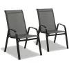 Scaun de gradina   Gardenline Set scaune de gradina GardenLine TIH1632 (Grey) 