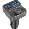 Incarcator masina  Proove Car Charger Proove FM Launcher Luxor SE 36W (PD+QC3.0) Type-C+USB Gray 
