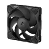 Вентилятор для корпуса  ARCTIC Case/CPU FAN Arctic P12 Pro PST LN Black, Low-Noise PWM Fan with Cable Splitter, 120x120x25 mm, 4-Pin-Connector + 4-Pin-Socket, 450-2000rpm, Airflow 49 cfm / 83 m3/h, ACFAN00343A 