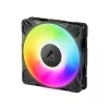 Вентилятор для корпуса  ARCTIC Case/CPU FAN Arctic P12 Pro A-RGB Black, A-RGB PWM Fan with Cable Splitter, 120x120x25 mm, 4-Pin-Connector + 4-Pin-Socket, 600-3000rpm, Airflow 77 cfm / 131 m3/h, ACFAN00309A 