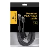 Cablu video HD15M, HD15M GEMBIRD CC-PPVGA-6 male-male,  1.8m