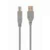 Cablu USB AM, BM, USB2.0 GEMBIRD CCP-USB2-AMBM-6G 1.8m, Grey