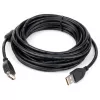 Cable Extension USB2.0 - 3m - Cablexpert CCF-USB2-AMAF-10, Premium quality, 3 m, USB2.0 A-plug A-socket, with Ferrite core, Black