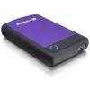 Ext HDD 2.5 1.0TB Transcend StoreJet 25H3P,  Rubber Grey/Violet,  Anti-Shock,  One Touch Backup
