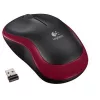 Mouse wireless  LOGITECH M185 Red 