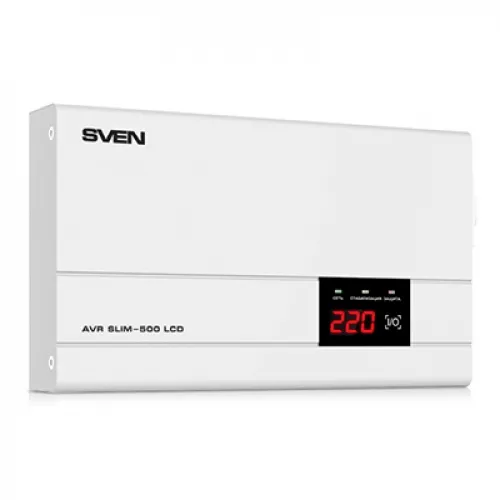 Stabilizator SVEN AVR -500 LCD, 800W