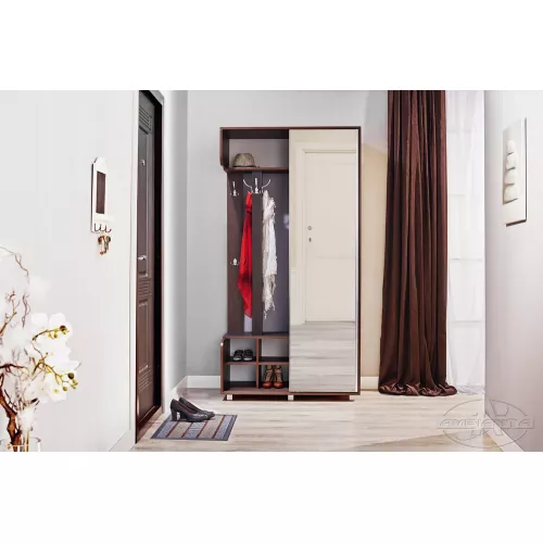 Antreu ambianta antreu mix sonoma inchis, pal melaminat,, 100 x 50.5 x 196