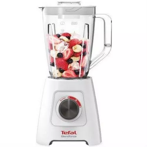 Blender tefal bl420131, stationar,  600 w,  2 l,  2 viteze,  inox,  alb