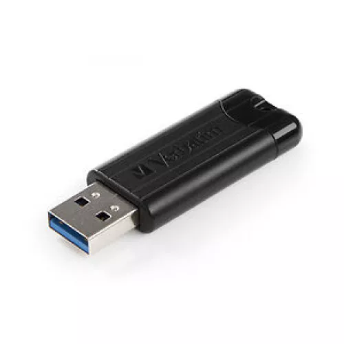 USB flash drive VERBATIM PinStripe Black 49318, 64GB, USB3.0