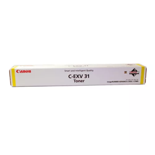 Cartus laser CANON Toner Canon C-EXV31 Yellow, (940g/appr. 52 000 pages 10%) for Canon iR Advance C7055i/7065i 