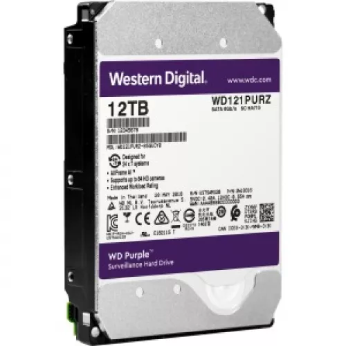 HDD WD Purple Survellance (WD121PURZ), 3.5 12.0TB, 256MB 7200rpm