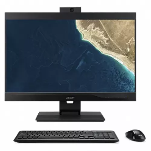 Computer All-in-One ACER Veriton Z4860G Black 23.8 IPS FHD Pentium G5400 8GB 128GB SSD DVD Intel UHD Endless OS Wireless Keyboard+Mouse DQ.VRZME.013 