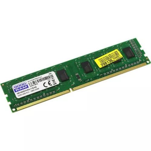 RAM GOODRAM GR1600D3V64L11S/4G, DDR3L 4GB 1600MHz, CL11,  Single Rank,  1.35V
