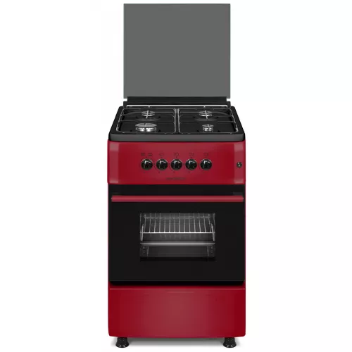 Aragaz zanetti z5000 g bordo, 55 l,  4 arzatoare,  aprindere electrica,  50 cm,  bordo