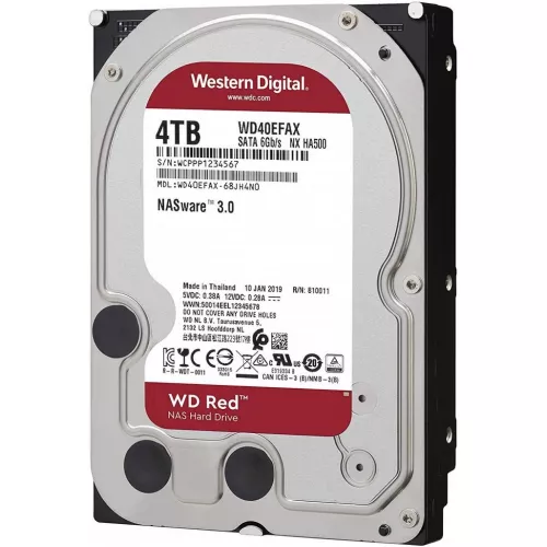 HDD WD Red NAS (WD40EFAX), 3.5 4.0TB, 256MB