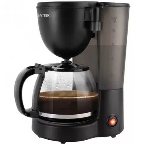 Aparat de cafea vitek vt-1500, prin picurare,  1.25 l,  negru