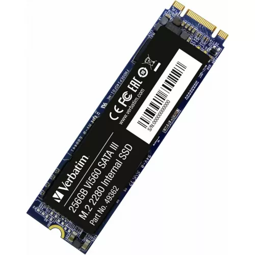 SSD VERBATIM Vi560 S3, M.2 256GB, 3D NAND TLC