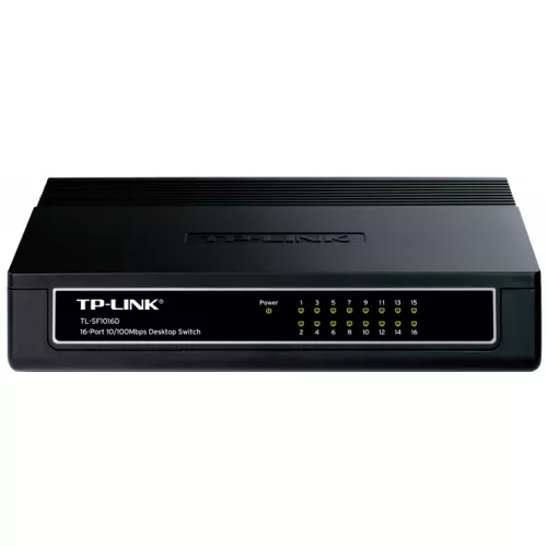 Comutator de retea tp-link tl-sf1016d, 10,  100m 16upt