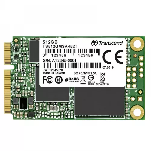 Ssd transcend ts512gmsa452t, msata 512gb, 3d tlc