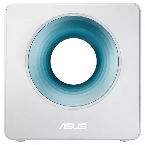 Router wireless asus blue cave ac2600, dual band, 1734 mbps, usb 3.0, alb, albastru