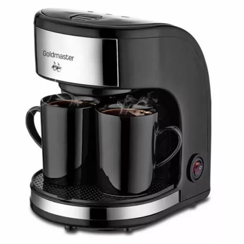 Aparat de cafea goldmaster gm 7331, prin picurare,  0.3 l,  450 w,  negru
